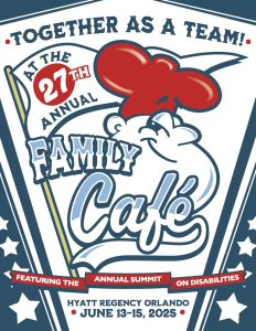 Cover of the event program from The 27th Annual Family Cafe