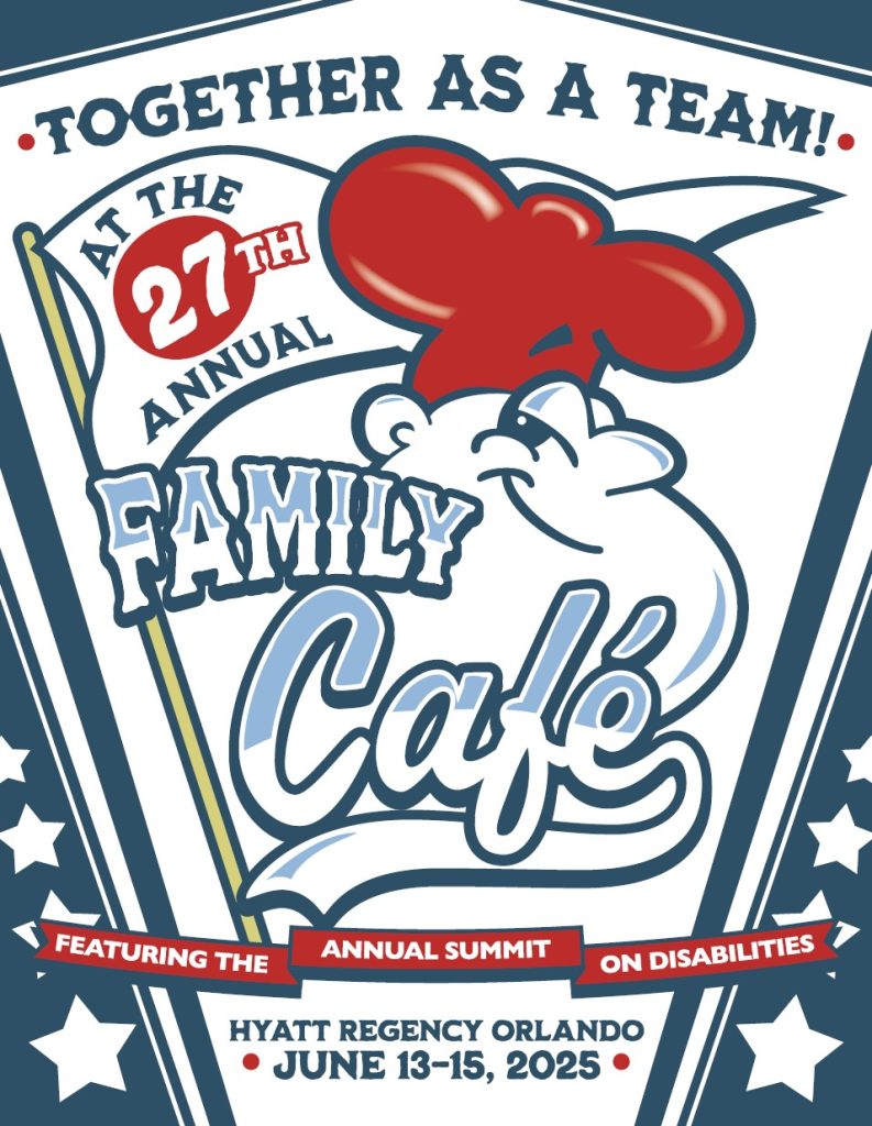 Cover of the event program from The 27th Annual Family Cafe