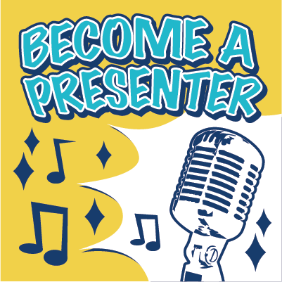 Become a presenter button